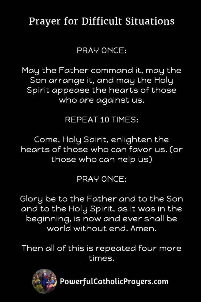 Holy Spirit Powerful Prayer for Difficult Situations and Challenges